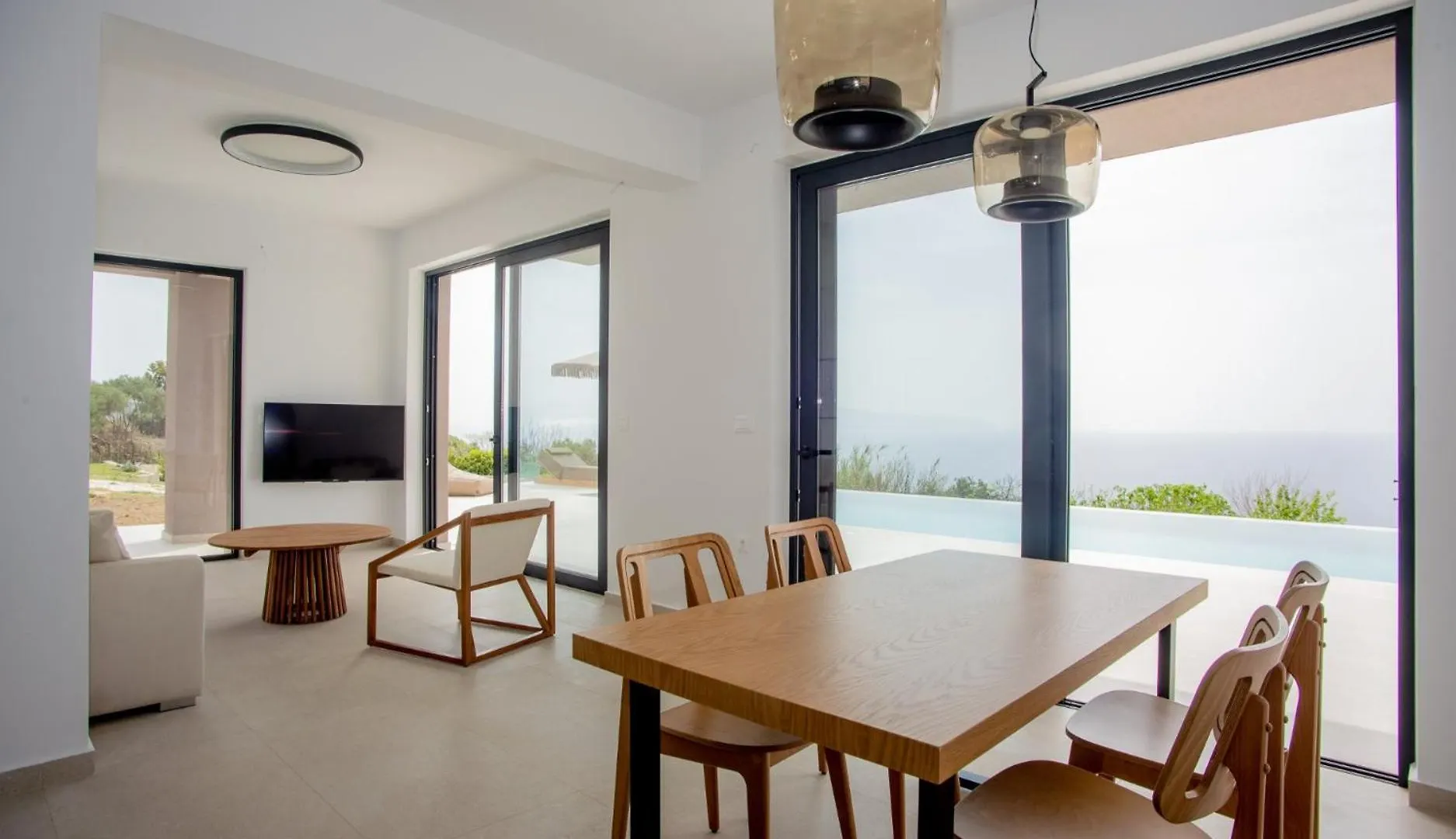 Sea Whisper With Private Pool & Panoramic Sea View Villa Plateies
